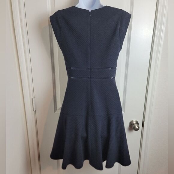 REBECCA TAYLOR Navy Fit And Flare Dress - Picture 8 of 10